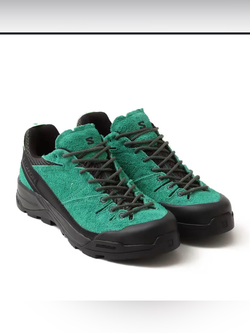 Salomon X ALP Men's Green Leather Athletic Trail Shoes